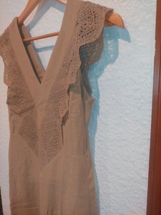 Vestido Massimo Dutti largo escote V