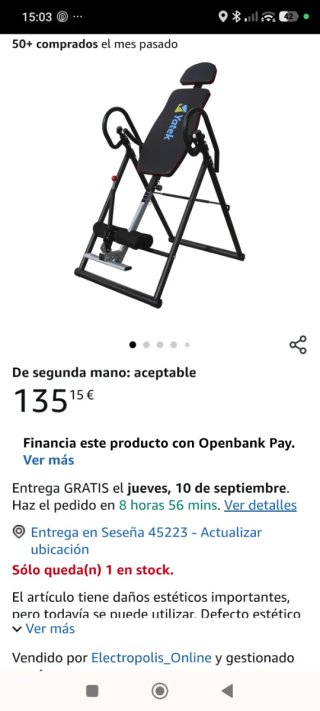Tabla de inversión Yatek
