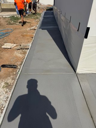 Hormigón rayado