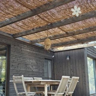 TOLDO PÉRGOLA 4X3M FIBRA DE COCO / SOMBR