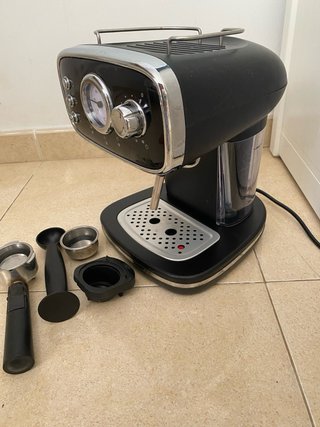 Cafetera Espresso Silvercrest Negra