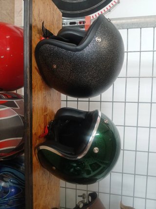 Casco Stormer Negro y Verde