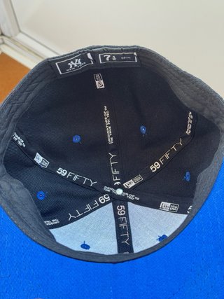 Gorra New Era NY Negra y Azul