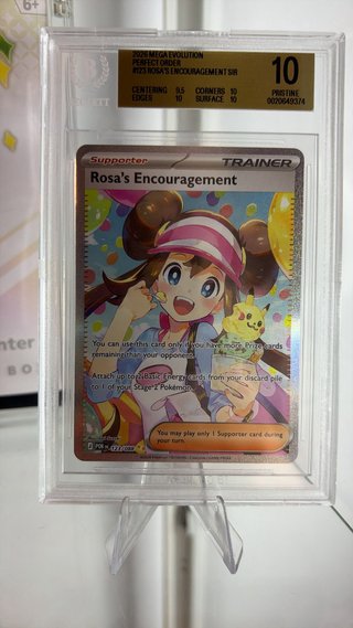 Carta Pokémon Rosa's Encouragement BGS 10 Pristine