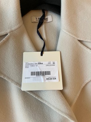 Cappotto Max Mara nuovo con etichette