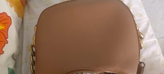 Bolso Beige Cadena Dorada