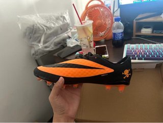 Botas de fútbol Nike Hypervenom Naranja/Negro