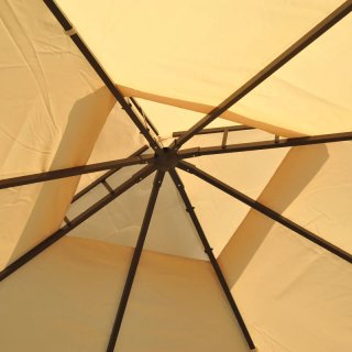 Cenador Gazebo 3x3m Doble Techo