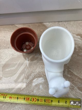 Vaso decorativo Lumaca 3D(pianta non inclusa)