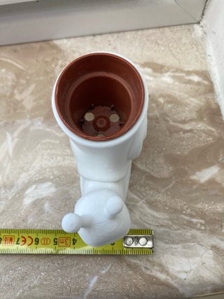 Vaso decorativo Lumaca 3D(pianta non inclusa)