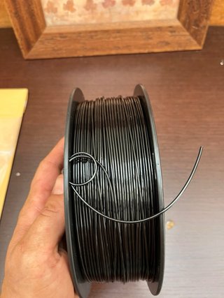 Filamento TPU Amazon Basics 1.75mm Negro 1kg