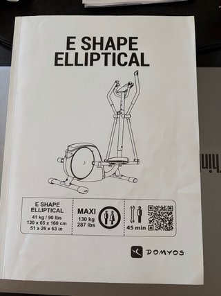 Bicicleta elíptica Domyos - Poco uso