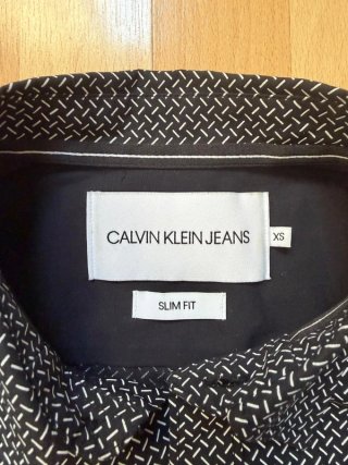 Camisa Calvin Klein Jeans Negra/Gris