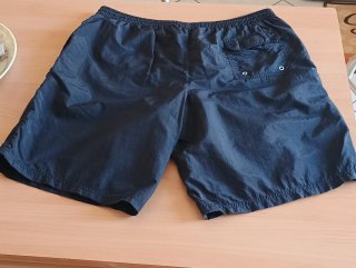 Pantaloncino mare uomo Giorgio Armani nero