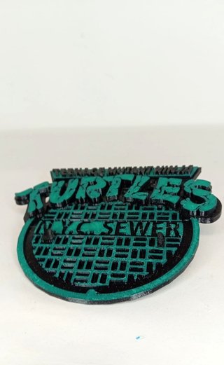 2 Basi Stand Tombino Teenage Mutant Ninja Turtles