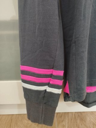 Polo Transprent gris manga larga S