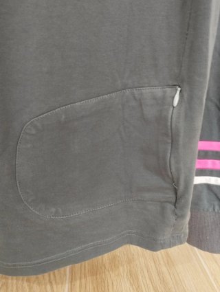 Polo Transprent gris manga larga S