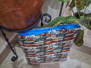 OFERTA 3X20€ 2x14€ Funda literaria LIBROS Y FLORES