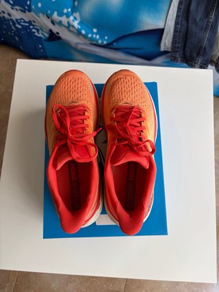 Zapatillas Hoka Clifton 8 Naranja/Rojo