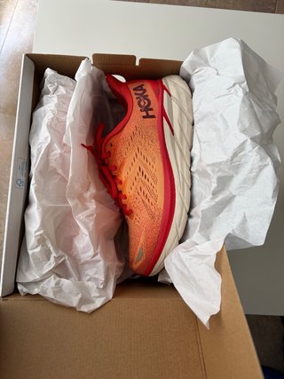Zapatillas Hoka Clifton 8 Naranja/Rojo