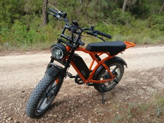 Bicicleta Eléctrica Naranja