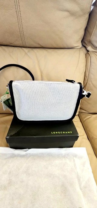 Bolso Longchamp Beige y Negro