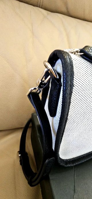 Bolso Longchamp Beige y Negro