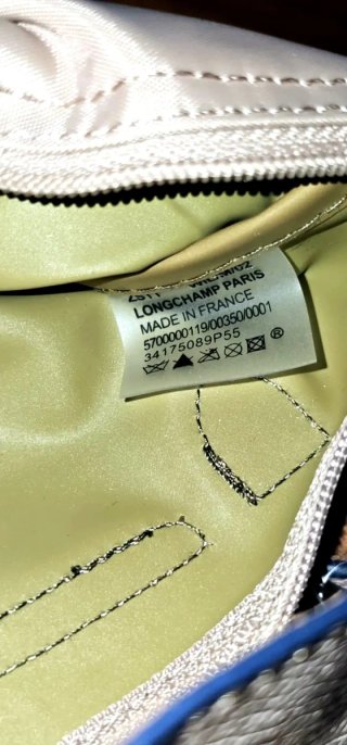 Bolso Longchamp Beige y Negro