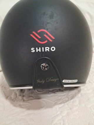 Casco Moto Shiro Negro Mate