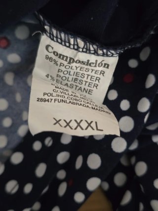 CAMISETA MUJER TALLA 4 XL