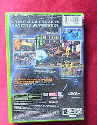I Fantastici 4 XBOX PAL ITA No libretto