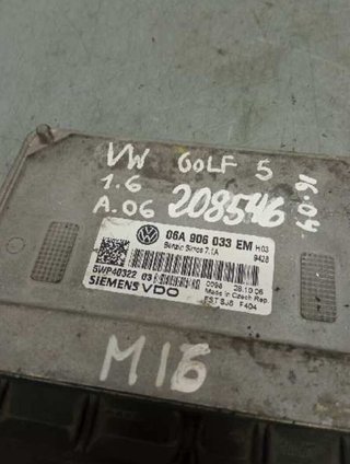 Centralita volkswagen 208546 06a906033em golf