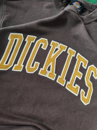 Felpa Dickies Marrone Logo Vintage Y2K