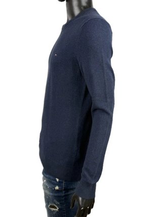 Tommy Hilfiger Maglione Uomo Taglia S Blu Cotone