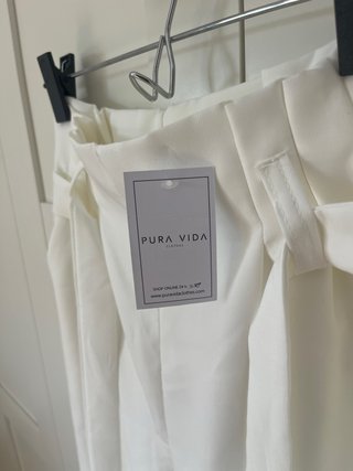 Pantalón de vestir Pura Vida blanco