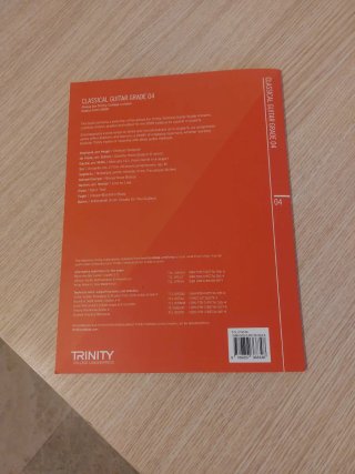 Libro Trinity Classical Guitar Grade 4