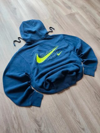 Sudadera Nike Air con capucha azul