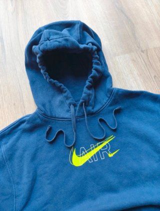 Sudadera Nike Air con capucha azul