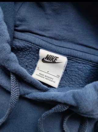 Sudadera Nike Air con capucha azul