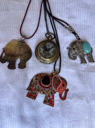 Lote 3 Collares Elefante