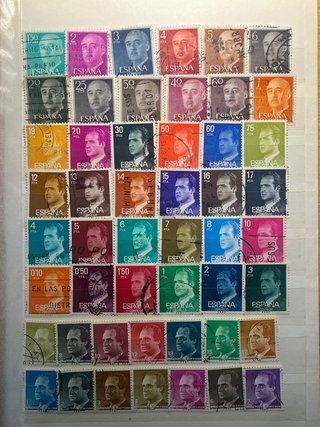 Lote 50 sellos usados España