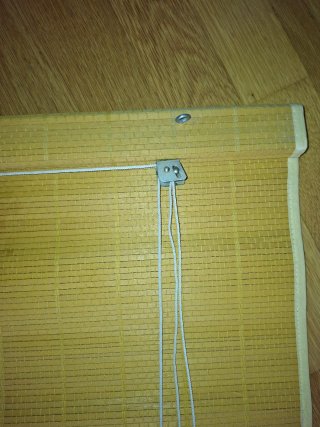 Estor enrollable bambú 250x55 cm