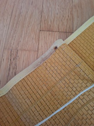 Estor enrollable bambú 250x55 cm