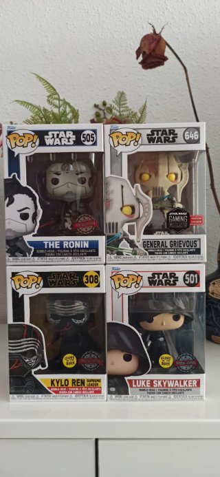 Funko Pop! Star Wars (4 figuras)