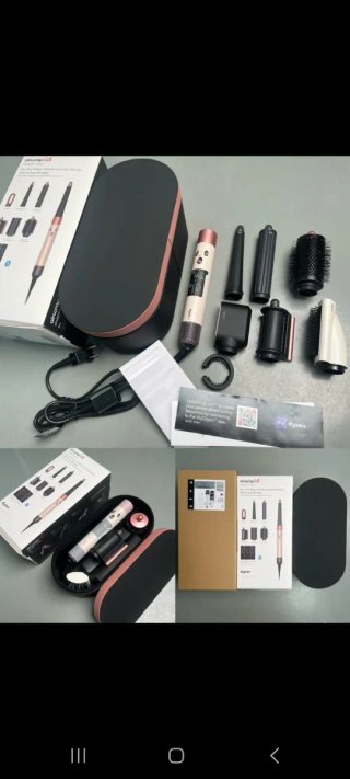 Secador Dyson Negro/Rosa con Accesorios