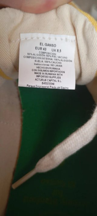 Zapatillas Ganso Talla 43 Nuevas