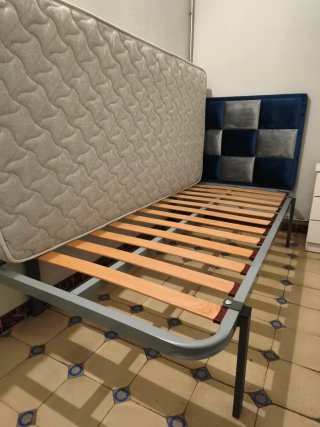 Cama completa 90x190cm: Somier, Colchón y Cabecero