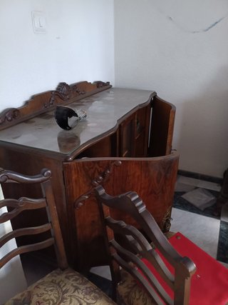 Juego de 2 sillas de madera