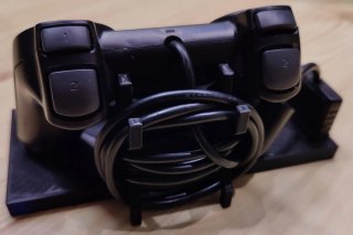 Soporte Mando PS2 PlayStation 2 Negro