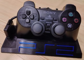 Soporte Mando PS2 PlayStation 2 Negro